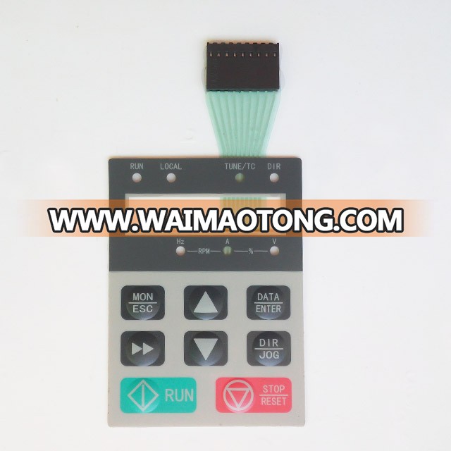 Pressure Sensitive Touch Screen Keyboard Built-in LED Light Membrane Switch